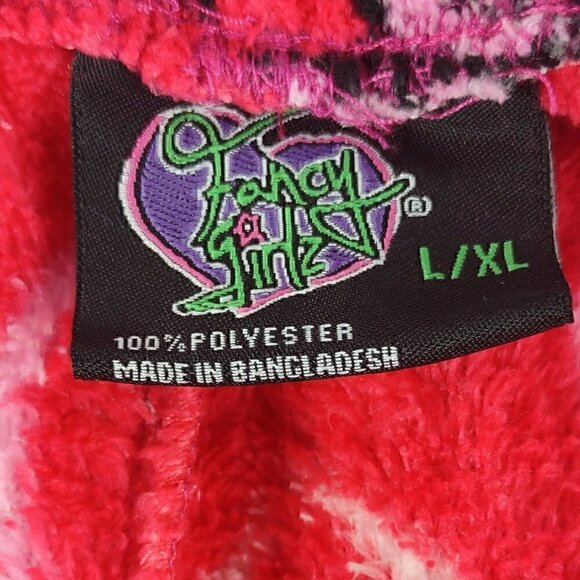 Fancy Girlz Red, Pink, White, Heart Pajama Bottoms. Size L /XL - Picture 7 of 8